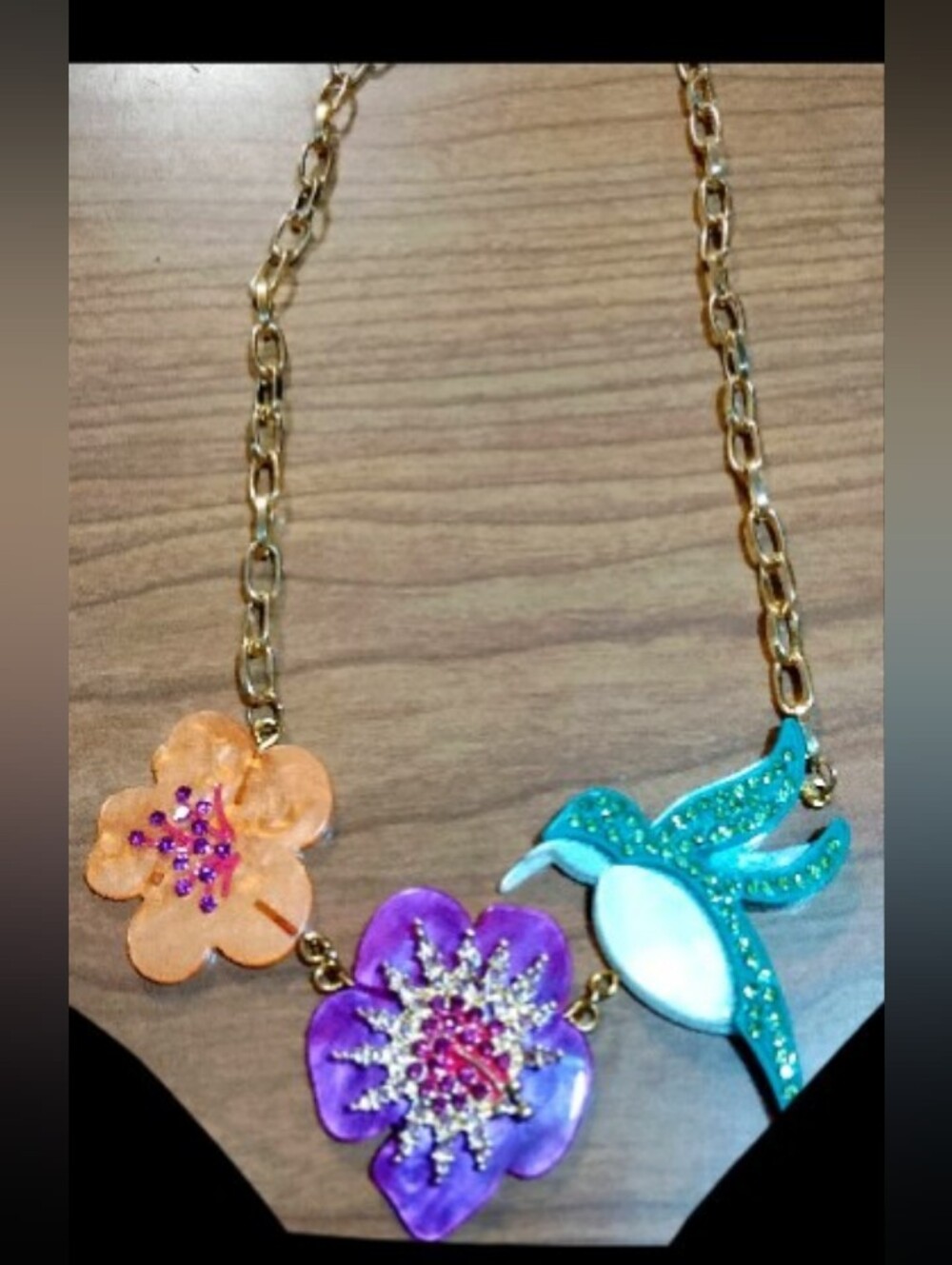 Women's Floral Statement Necklace